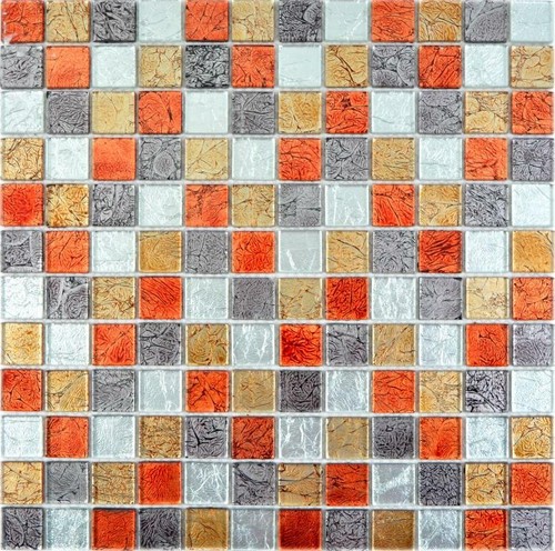 Mosaico vetro oro argento - oro,
