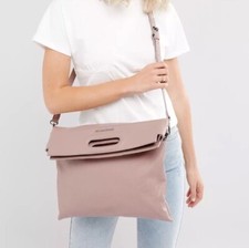 Borsa a tracolla Silvian Heach Slouch Over rosa tracolla regolabile staccabile *Nuova