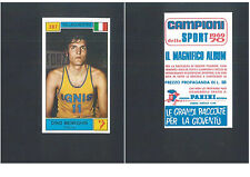Dino Meneghin (ITA) PANINI Leggenda Italiana CARD 1969 n.287 MINT ROOKIE ▓