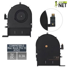 Ventola compatibile con Mac Book Pro 13 A1502 MGX72LL/A MGX92LL/A