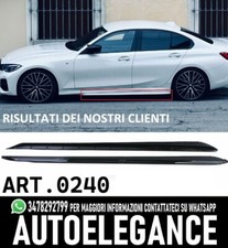 SOTTO MINIGONNE ADATTE PER BMW SERIE 3 G20 NERO LUCIDO ABS