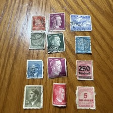 12 francobolli vintage tedesco