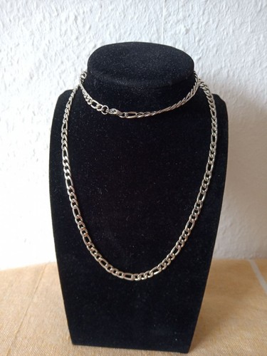 Collana figaro uomo acciaio - figaro,