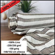 Tessuto puro lino - lino, per