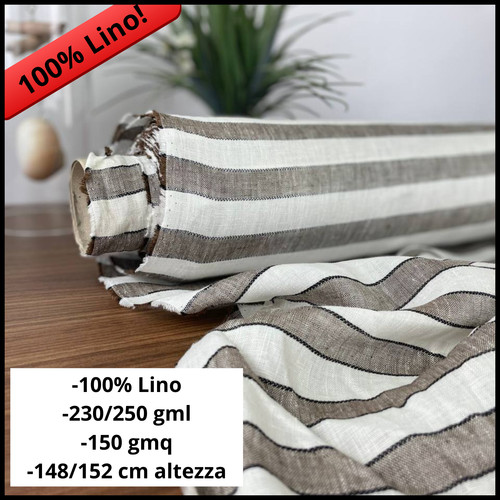 Tessuto puro lino per - lino,