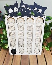 Porta capsule Caffe in legno - Gatti - Caffe - portacapsule - GATTO -