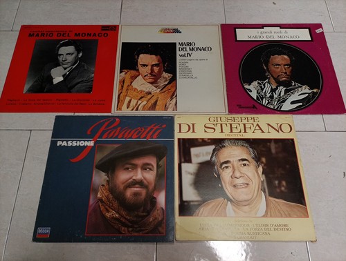 Lotto 10x tenori pavarotti del - pavarotti,
