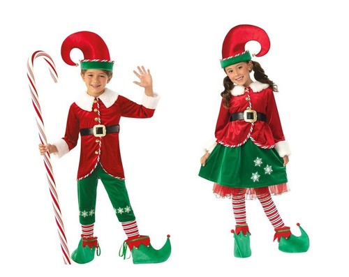 Natale vestito costume elfo - natale,