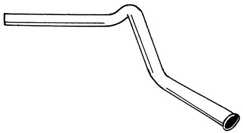 Tubo gas scarico - cv, per
