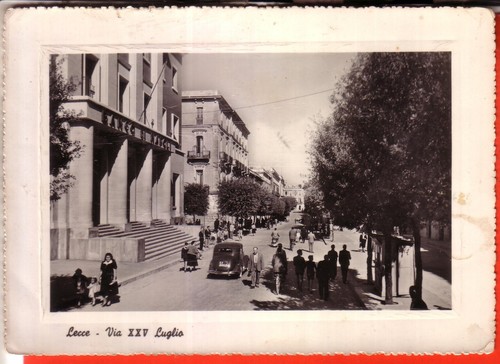 Cartolina lecce citta b - cartolina,