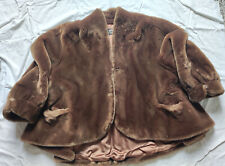 Giacca Pelliccia ecologica tipo Castoro