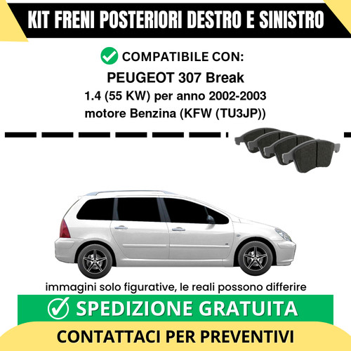 Pastiglie freno posteriori - pastiglie,