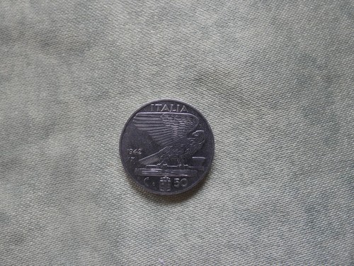 Moneta lira cent vittorio - lira, 50
