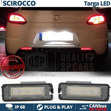 PLACCHETE Complete Luci TARGA Full LED per VW Scirocco MK3 18 LED CANBUS 6.500K