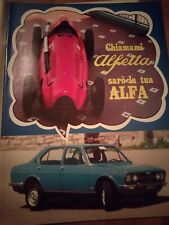 Pubblicità ALFA ROMEO ALFETTA - 1972