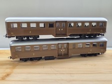 Coppia CARROZZE CORBELLINI HACHETTE Tipo Lima Castano Isabella 645 D342 445