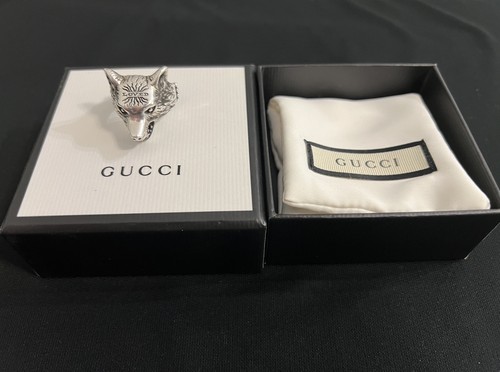 Gucci wolf head - wolf, ring
