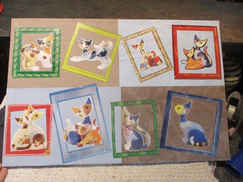 Tableau aux chat - aux, de