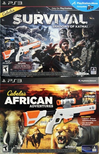 Nuovo ps3 cabela - double, gun