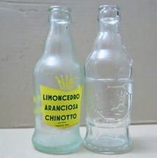 Lotto NERI LIMONCEDRO ARANCIOSA CHINOTTO + CHIN8 bottiglie vetro anni 60 bibita