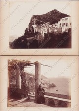 CAPRI Hotel Tiberio Napoli AMALFI Convento Cappuccini Salerno Foto albumine