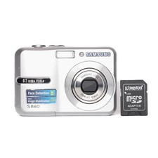 Samsung S860 8,1 megapixel fotocamera digitale - argento - PERFETTAMENTE FUNZIONANTE