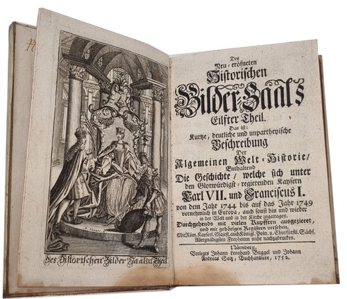 1752 imhof della - 1752, sala