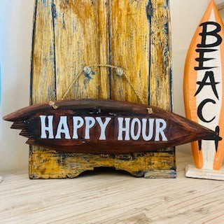 Cartello decorativo happy - cartello,