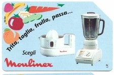 G 386 C&C 2420 SCHEDA TELEFONICA USATA MOULINEX VARIANTE OCR ALTO