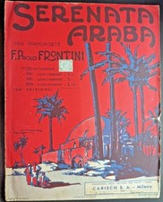 SERENATA ARABA(pianoforte) R@RO SPARTITO MUSICALE DEI PRIMI DEL 900-8909