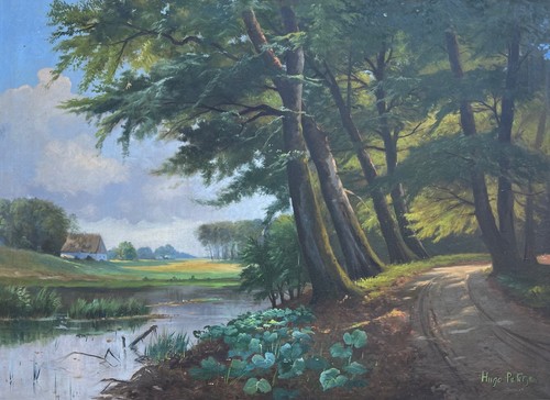 Impressionista hugo petersen - hugo,