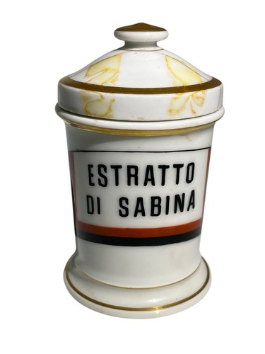 Antico barattolo vaso