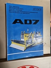 Fiat Trattori AD7  CATALOGO OFFICINA PARTI RICAMBIO Completo 1968