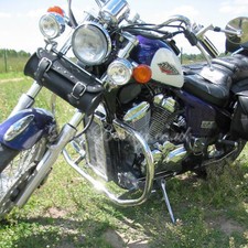 Barre antiurto autostradali Honda VT600 / VLX 600 Shadow VT 600 Deluxe protezioni motore