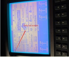 Ricambio solo schermo display LCD per pianoforte Yamaha Clavinova CVP- 203