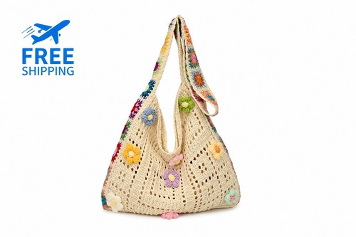 Borsa tote all uncinetto - tote,
