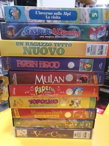 Lotto vhs cartoni - 10, animati