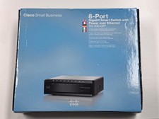 Cisco 200 Series 8 porte Gigabit PoE Smart Switch SG200-08P include alimentatore