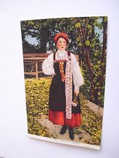 Vercelli - in Valsesia costume di Fobello - spedita f. p. 1944