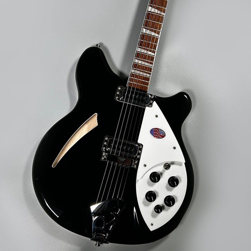 Rickenbacker 360 jetglo black - rickenbacker,