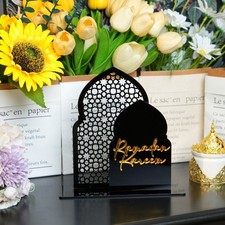 Supporto Specchio Acrilico 3D per Scaffale Scrivania per Decorazione Feste e Festival