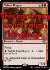 MTG SHIVAN DRAGON FOIL EXC -