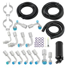 Aria Condizionata A/C Kit Tubo Kit tubo flessibile con raccordo a crimpare 134A