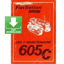 Trattore FIAT 605C Manuale uso