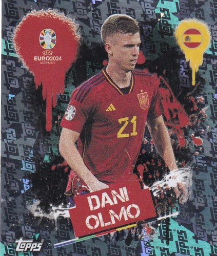 Topps euro 2024 adesivo spagna - topps,