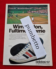 Advertising Italian Pubblicità Werbung TENNIS ( 1979 ) ADIDAS modello WIMBLEDON