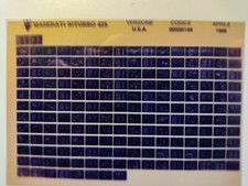 Maserati Biturbo 425 - Lista