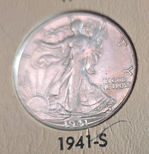 1941 mezzo dollaro liberty - mezzo,