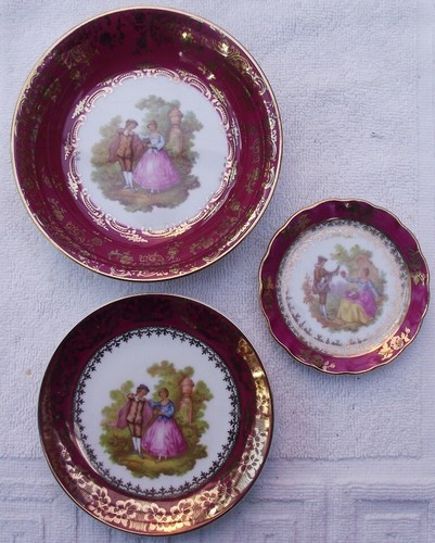Limoges shallow bow and two - and,