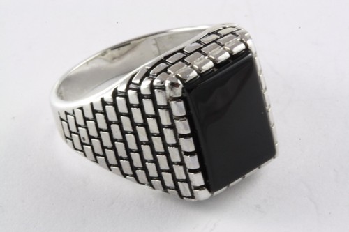 Anello uomo nero - nero,